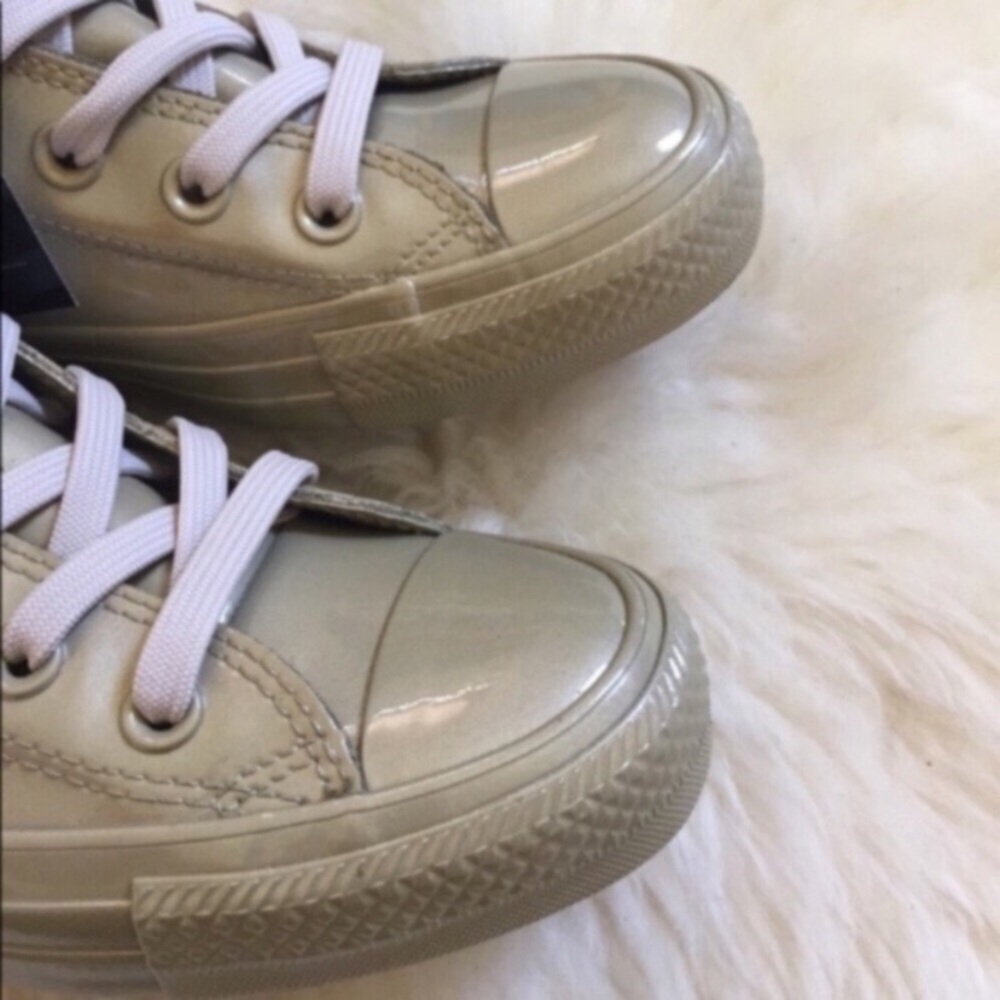 Converse Light Gold Waterproof High Top Sneakers - Picture 5 of 8